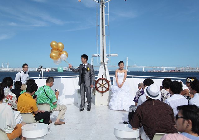 結婚式二次会クルーズの画像