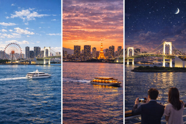 東京湾クルーズで見える景色