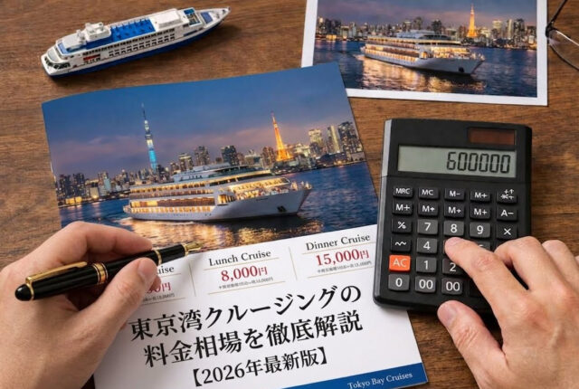東京湾クルージングの料金相場を徹底解説【2026年最新版】